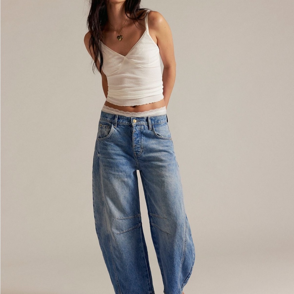 FP Movement by Free People Light Blue Flare Jeans